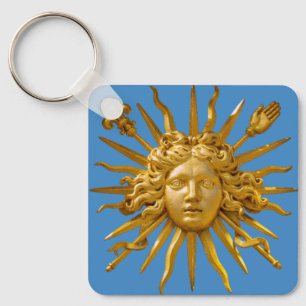 Symbol för Louis XIV Sol Kung Nyckelring