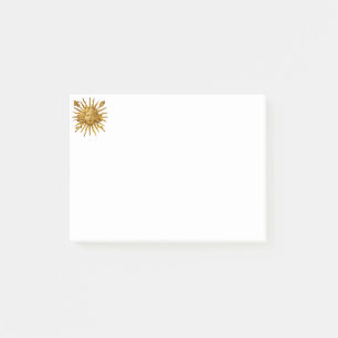Symbol för Louis XIV Sol Kung Post-it Block