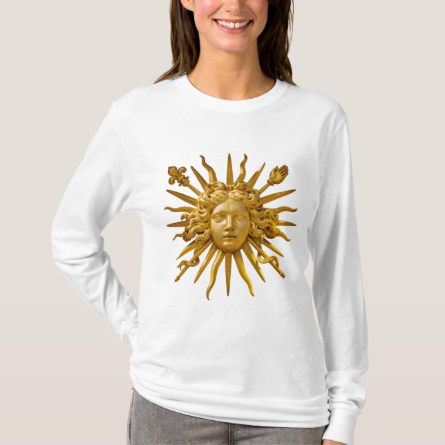 Symbol för Louis XIV Sol Kung T Shirt (Framsida)