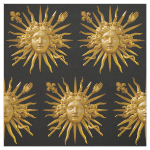 Symbol för Louis XIV Sol Kung Tyg