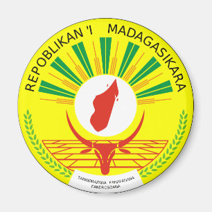 Symbol för Madagascar officiellt Magnet