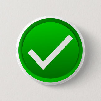 Symbol för markering av grönt knapp