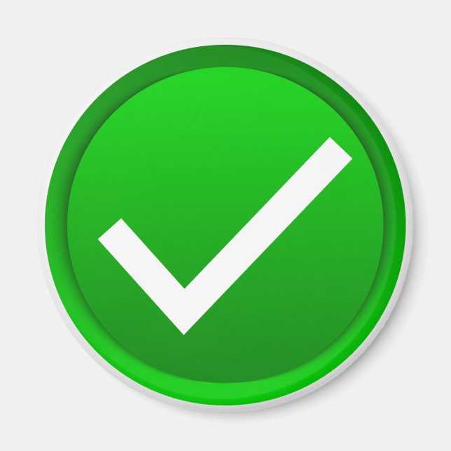 Symbol för markering av grönt magnet (Framsidan)