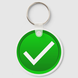Symbol för markering av grönt nyckelring