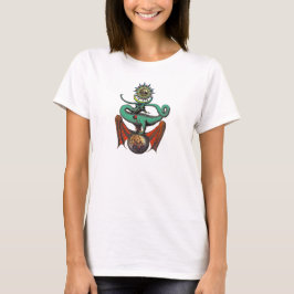 Symbol för medeleval dragon t-shirt