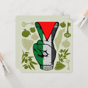 Symbol för motståndsröda triangeln för segertecken