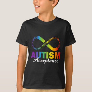 Symbol för mottaglighet för autism - oändlighet fö t shirt