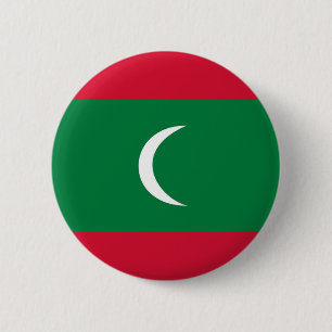 symbol för nation för maldives landflagga knapp