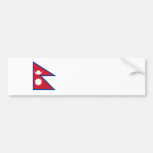 symbol för nation för nepal landflagga bildekal