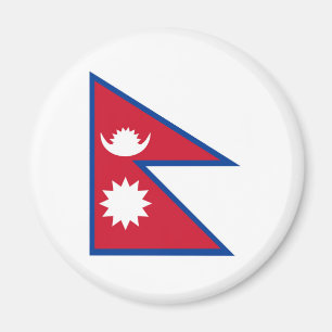 symbol för nation för nepal landflagga magnet