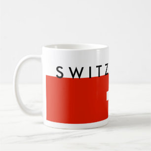 Symbol för nation för Schweitz landflagga Kaffemugg