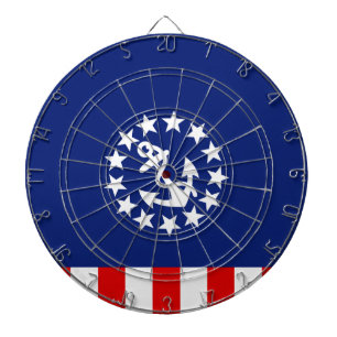 Symbol för Nautisk amerikansk Yacht Flagga Darttavla