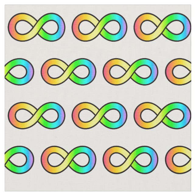 Symbol för neurologisk mångfald tyg (Närbild)