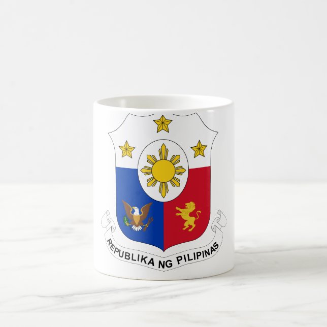Symbol för Philippines officiellt Kaffemugg (Center)