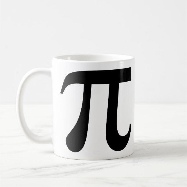 Symbol för "Pi" med lämnat handikapp Kaffemugg (Vänster)