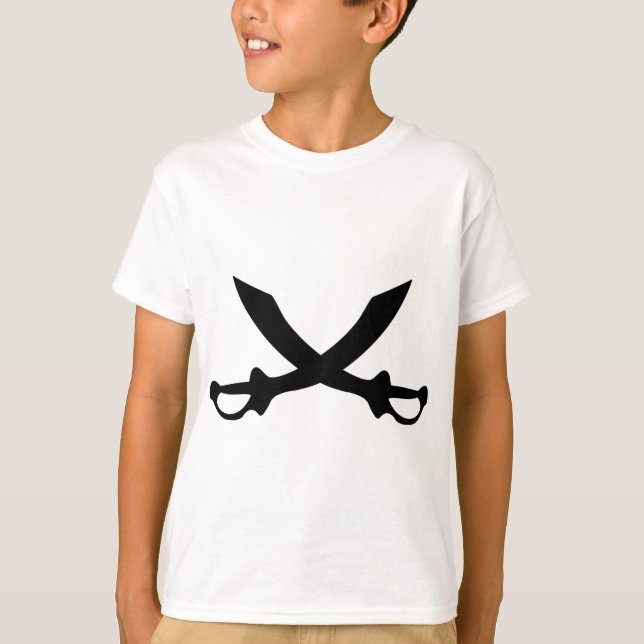 symbol för piratsabersvärd t shirt (Framsida)