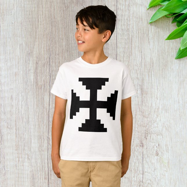 Symbol för Pixel Art Black Kor T Shirt (Skapare uppladdad)
