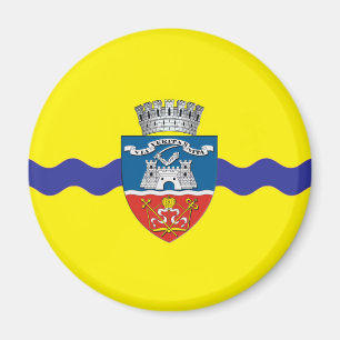 symbol för rumänien för aradstadsflagga magnet