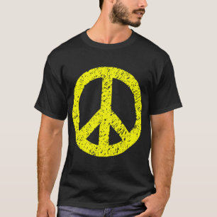 Symbol för skript fred - Gult Tee Shirt