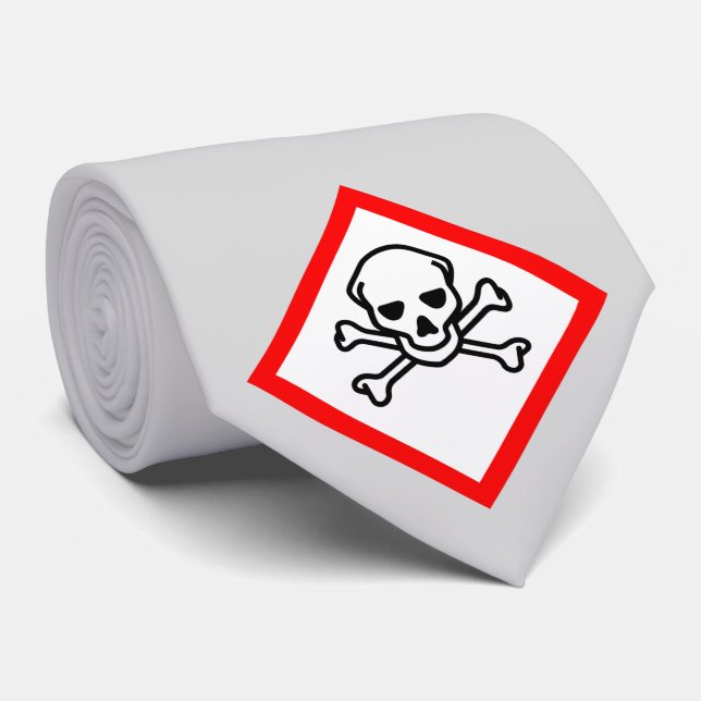  symbol för Skull och korsben Slips (Rullad)