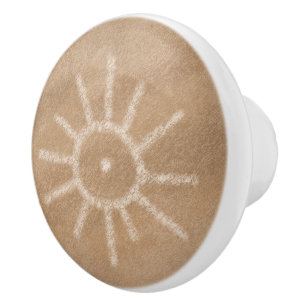 Symbol för sol för Southweststenkonst Knopp