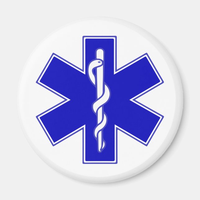 Symbol för Star of Life Magnet (Framsidan)