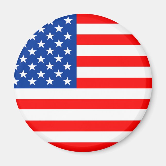 Symbol för stater america land flagga usa magnet (Framsidan)
