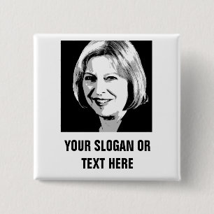 Symbol för Theresa majansikte - Knapp
