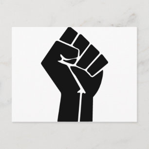 Symbol för upphöjt fenomen/svart ström vykort
