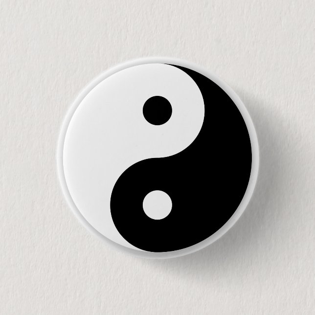 Symbol för upphöjt Yin/Yang Knapp (Framsida)