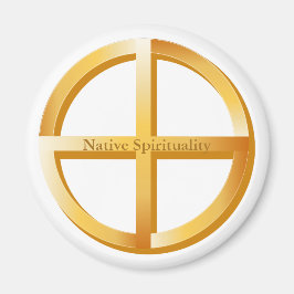 Symbol för ursprunglig siritualitet magnet