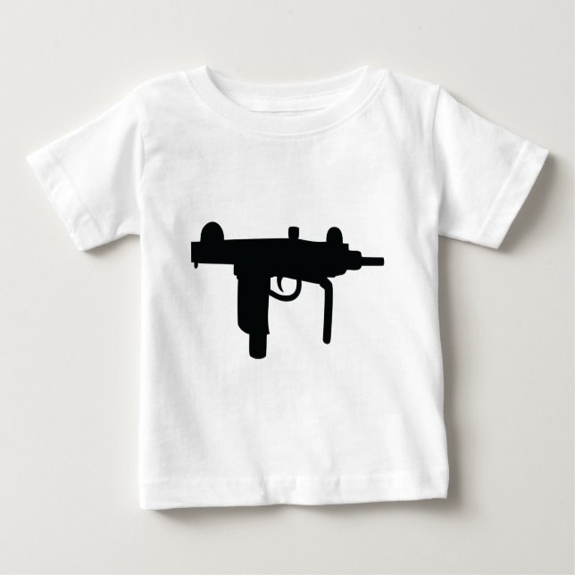 Symbol för Uzi vapenvapen T Shirt (Framsida)
