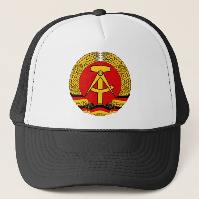 Symbol för vapensköldEast Germany officiellt Keps (Framsida)