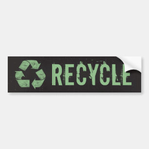 Symbol för vintageGrungeåtervinna Bildekal