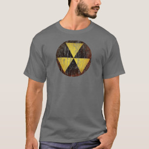 Symbol för vintagenedfallskydd tee