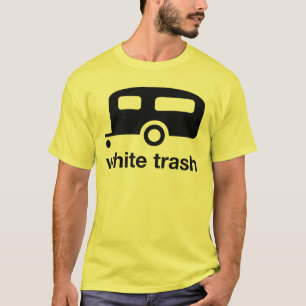 Symbol för vitsoporsläp - släpet parkerar t shirt