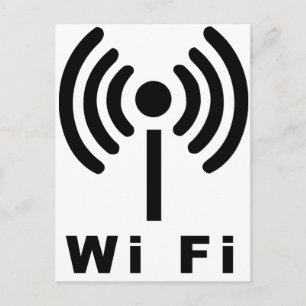Symbol för Wi Fi Vykort