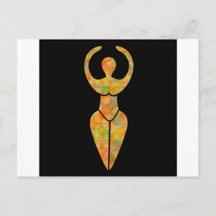 Symbol för Wiccan-gudinna Vykort