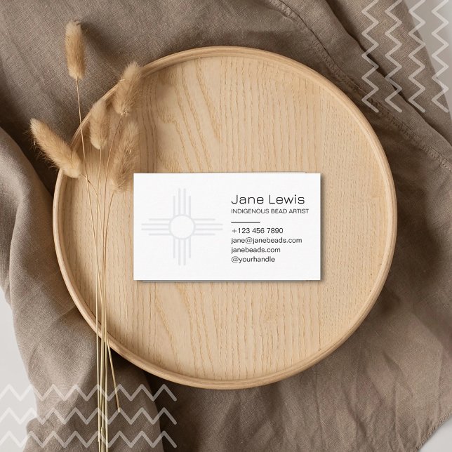 Symbol för Zia Sol illustration av inhemska inhems Visitkort (Skapare uppladdad)