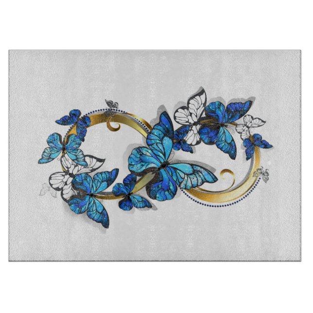 Symbol Infinity of Blue Morpho Butterflies (Framsidan)