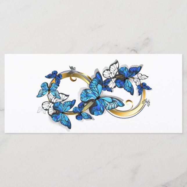 Symbol Infinity of Blue Morpho Butterflies Program (Framsida)