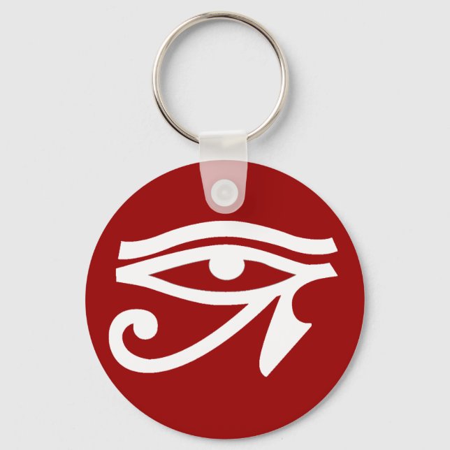 Symbol-kedja för antika Egyptener i Öga Nyckelring (Framsida)