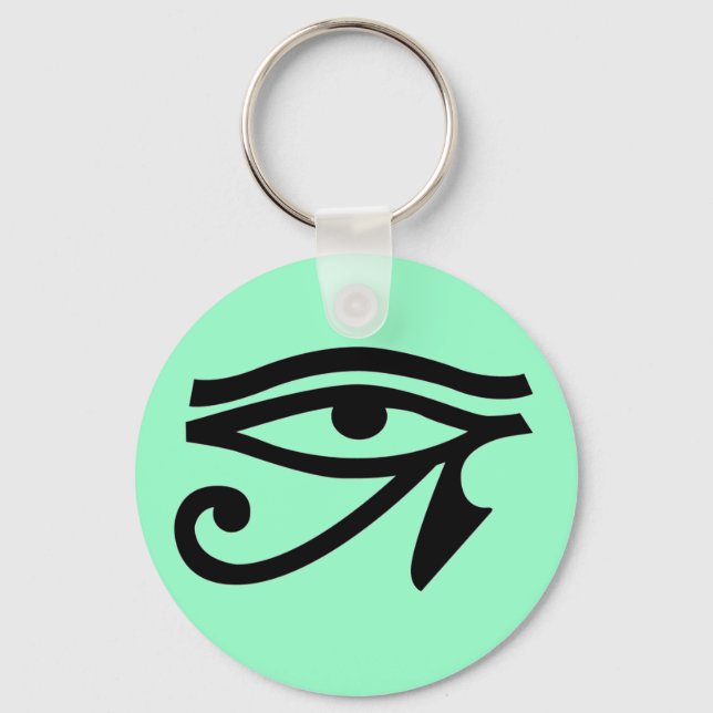 Symbol-kedja för antika Egyptener i Öga Nyckelring (Framsida)