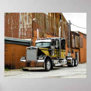 Symbol Kenworth W900L Fleenor Bros. Poster