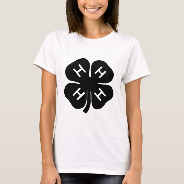 Symbol: klubb 4-H Tee Shirt (Framsida)