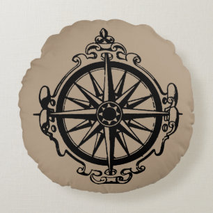 Symbol: Kompass Rund Kudde
