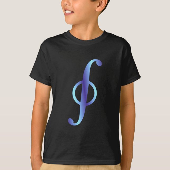 Symbol Kurvenintegral path integral T-shirt (Framsida)