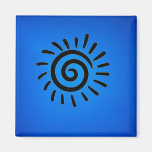 Symbol Magnet för sydöstra Native American Sol