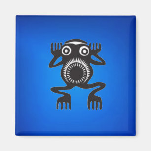 Symbol Magnet i sydvästra Native American Frog Sym