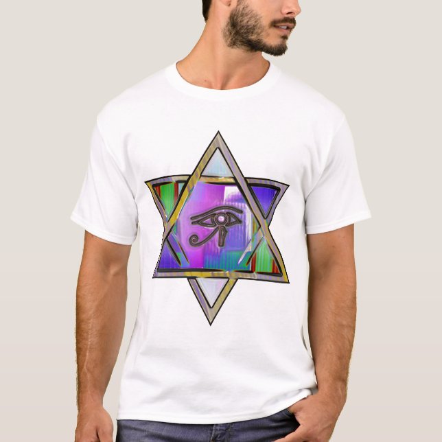 Symbol med ögat av Horus T-shirt (Framsida)